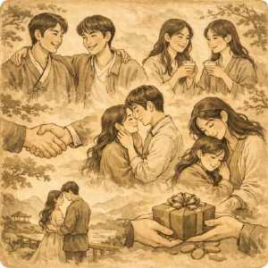 얼굴 등 사람의 모습과 행동